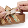 image:imageProject Cloud Girls Sandals with Adjustable Buckle Wedge Sandals 2026Gold Multi