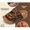 image:imageProject Cloud Girls Sandals with Adjustable Buckle Wedge Sandals 2026Leopard