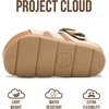 image:imageProject Cloud Girls Sandals with Adjustable Buckle Wedge Sandals 2026Natural