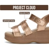 image:imageProject Cloud Girls Sandals with Adjustable Buckle Wedge Sandals 2026Rose Gold