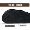 image:imageProject Cloud Kids 100 Genuine Leather Non Slip Clogs with Cork FootbedBlack Suede With Back Strap