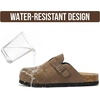 image:imageProject Cloud Kids 100 Genuine Leather Non Slip Clogs with Cork FootbedBrown Sugar
