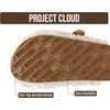 image:imageProject Cloud Kids 100 Genuine Leather Non Slip Clogs with Cork FootbedWhite Fur Lined
