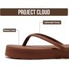 image:imageProject Cloud Platform Sandals Women Memory Foam Flip Flops ELEVATIONChoco