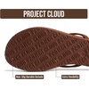 image:imageProject Cloud Platform Sandals Women Memory Foam Flip Flops ELEVATIONChoco