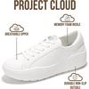 image:imageProject Cloud Platform Sneakers for Women with Memory Foam Insole BossyWhite