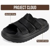 image:imageProject Cloud Sandals for Girls Adjustable Straps Kids Slides NonSlipBlacklittle Flowy