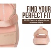 image:imageProject Cloud Sandals for Girls Adjustable Straps Kids Slides NonSlipGrape Fruit