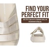 image:imageProject Cloud Sandals for Girls Adjustable Straps Kids Slides NonSlipOff Whitelittle Flowy