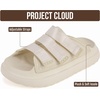 image:imageProject Cloud Sandals for Girls Adjustable Straps Kids Slides NonSlipOff Whitelittle Flowy