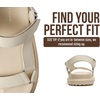 image:imageProject Cloud Sandals for Women Adjustable Straps Plush Insole SandalsBeige