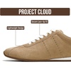 image:imageProject Cloud Womens NonSlip LaceUp Casual Work Sneakers with Memory FoamTaupe