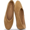 image:image100 Genuine Leather Ballet Flats for Women  Comfy Fall Shoes for WomenTan Suede