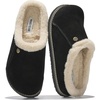 Black Suede - Fur Lined