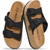 image:imageProject Cloud Genuine Leather Wedge Platform Womens Sandals BarcelonaBlack