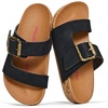 image:imageProject Cloud Girls Sandals amp NonSlip Kids Slides with Adjustable BuckleBlack