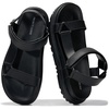 image:imageProject Cloud Sandals for Women Adjustable Straps Plush Insole SandalsBlack  Dagger