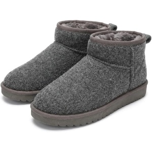 image:imageProject Cloud 100 Genuine Leather Comfortable Womens Ankle BootsDark Grey Flannel