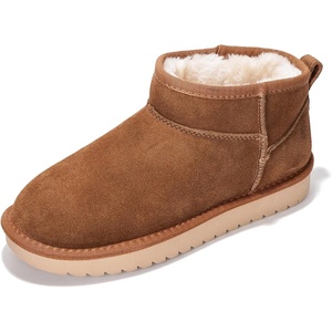 image:imageProject Cloud 100 Genuine Leather Comfortable Womens Ankle BootsMocha Suede