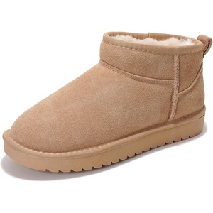 image:imageProject Cloud 100 Genuine Leather Comfortable Womens Ankle BootsSand Suede