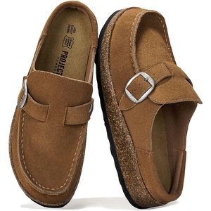 image:imageProject Cloud 100 Genuine Leather Moccasin Style Clogs for WomenChestnut