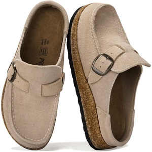image:imageProject Cloud 100 Genuine Leather Moccasin Style Clogs for WomenStone Suede