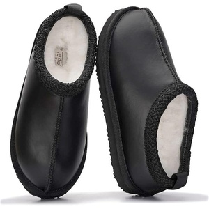 image:imageProject Cloud 100 Genuine Leather Shearling Slippers for Women NeritaBlack Distressed