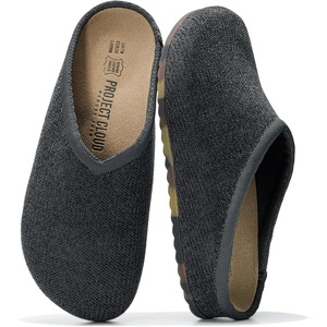 image:imageProject Cloud Casual Clogs for Women Genuine Leather Insole MulesSoft Black Knit
