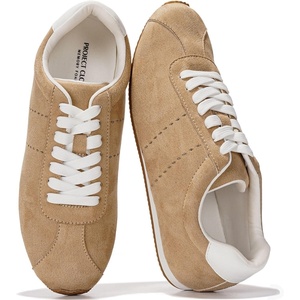 image:imageProject Cloud Womens NonSlip LaceUp Casual Work Sneakers with Memory FoamTaupe