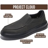 image:imageGenuine Suede Mens Loafers  Comfortable Loafers for MenBlack Crazy Horse