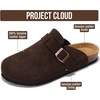image:imageProject Cloud 100 Full Grain Genuine Leather Clogs for Men 2026 BrooklynBrown Suede