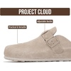 image:imageProject Cloud 100 Full Grain Genuine Leather Clogs for Men 2026 BrooklynDark Grey Suede