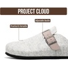 image:imageProject Cloud 100 Full Grain Genuine Leather Clogs for Men 2026 BrooklynLight Grey