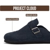 image:imageProject Cloud 100 Full Grain Genuine Leather Clogs for Men 2026 BrooklynNavy Suede