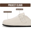 image:imageProject Cloud 100 Full Grain Genuine Leather Clogs for Men 2026 BrooklynWhite Suede