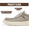image:imageProject Cloud Genuine Leather Loafers for Men  NonSlip Mens Shoes DanteAsh Gray Suede