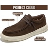 image:imageProject Cloud Genuine Leather Loafers for Men  NonSlip Mens Shoes DanteBitter Chocolate Suede