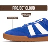 image:imageProject Cloud Mens Genuine Leather SlipOn Casual Sneakers His VerdyCobalt