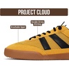 image:imageProject Cloud Mens Genuine Leather SlipOn Casual Sneakers His VerdyMustard