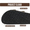 image:imageProject Cloud Mens Sandals 100 Genuine Leather Mens Slides HeritageLight Grey Suede