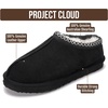 image:imageProject Cloud Mens Slippers Genuine Leather Australian Shearling SlippersBlack