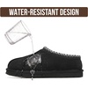 image:imageProject Cloud Mens Slippers Genuine Leather Australian Shearling SlippersBlack