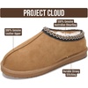 image:imageProject Cloud Mens Slippers Genuine Leather Australian Shearling SlippersChestnut
