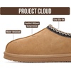 image:imageProject Cloud Mens Slippers Genuine Leather Australian Shearling SlippersChestnut Suede