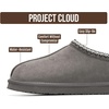 image:imageProject Cloud Mens Slippers Genuine Leather Australian Shearling SlippersGrey