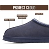 image:imageProject Cloud Mens Slippers Genuine Leather Australian Shearling SlippersNavy