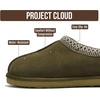image:imageProject Cloud Mens Slippers Genuine Leather Australian Shearling SlippersOlive