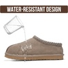 image:imageProject Cloud Mens Slippers Genuine Leather Australian Shearling SlippersTaupe