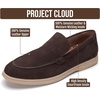 image:imageProject Cloud Mens Venetian Loafers for Men 100 Genuine LeatherMarkBrown Genuine Suede