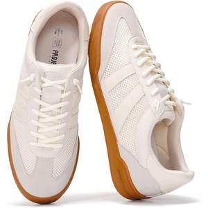 image:imageProject Cloud Mens Genuine Leather SlipOn Casual Sneakers His VerdyWhite